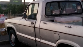 This truck came from Hawaii, I can tell by the decals which are common back home.You got all of them pretty much, Kamehameha, fish, Hinano Beer (Tahitian)... no anti Haole stickers though. Amazing this truck survived, if it was still there it would have rusted out completely.
